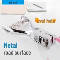 KW-triO 9772 Handheld Single Oval Hole Punch CN plug (adapter included) white