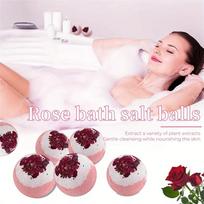 Bath Bomb Set Moisturizing Peeling Skin Care Bath Ball with Essential Oils And Bath Salts Handmade Bubble Ball Gift for Relaxing Daisy 1pc white
