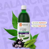 KRISHNA'S HERBAL & AYURVEDA Krishna'S Karela Jamun Neem Juice-1000 Ml Blend Of Fresh Karela, Neem Juice & Jamun Seeds Ayurvedic Solution For Bala