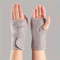 2-Pack Adjustable Wrist Support Braces With Splint, 29.97 Cm Breathable Carpal Tunnel Wrist Stabilizer Q2910QQ- beige