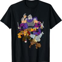 Teenage Mutant Ninja Turtles Shredder, Rocksteady and Bebop T-Shirt S įvairiaspalvis