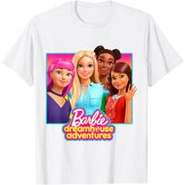 Barbie - Dreamhouse Adventures Barbie - and Friends T-Shirt S balta