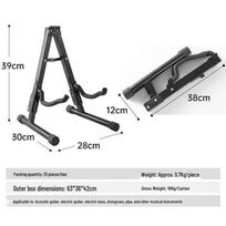 Universal A-frame Guitar Stand for Electric, Acoustic, and Bass Guitars black