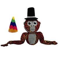 Newest Gorilla Tag Monke Plush Toy Dolls Cute Cartoon Animal Stuffed Soft Toy Birthday Christmas Gift For Children black
