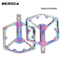 Ultralight Bicycle Colorful Pedals Sealed Bearing Aluminium Alloy Cycling Non-slip Mountain Bike Road Bike Pedals Accessories gray
