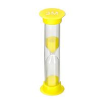 Sand Timer Colorful Hourglass Timer 30sec/1min/3mins/5mins/10mins Sand Clock Timer for Kids Homework Board Games Meditation Timing geltona