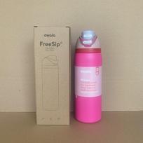 Owala Vakuuminis 32oz Sportinis Vandens Buteliukas Su Izoliacija Lauko Veiklai Ir Dovanoms Rose Red gray