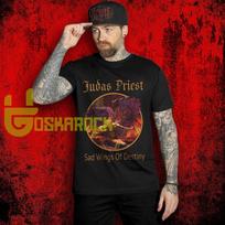 Judas Priest T shirt - Sad Wings of Destiny, Retro Heavy Metal Band Merch Shirt, Music Unisex T shirt 2XL black