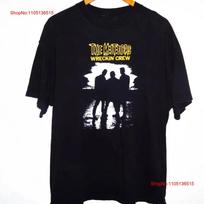 2024 2025 The Meteors band wreckin crew T shirt black Short sleeve S 4Xl 2F186 vintage Washed designer clothes streetwear L black