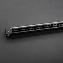Harmonica 24 Holes C/D Key Harmonica Octave-Tuned Metal Mouth Organ Beginners Playing Harmonica Woodwind Instruments 1PC C Key Harmonica  black