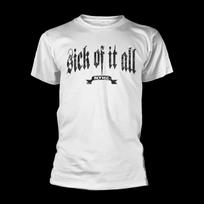 Sick of It All band NYHC white T-shirt short sleeve S to 5Xl MIO10 L white
