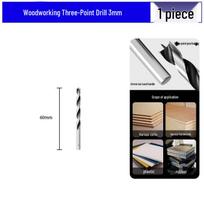 Three-Point Woodworking Drill Support - Essential Round Handle Tool for Wood Board Hole Drilling