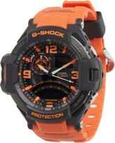 Casio G-Shock SKY COCKPIT GA-1000-4A Vyriškas Juodas Oranžinis Kompasas Užjūrio Modelis 20 ATM orange