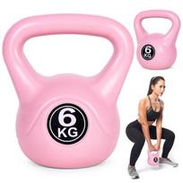 Giros tipo svarmuo MOVEPRO Kettlebell 6 kg, rožinis