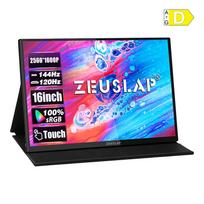 Nešiojamasis monitorius ZEUSLAP P16KT 16" 144Hz 2.5K IPS jutiklinis