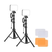 Neewer BP66 studijinis LED lempų rinkinys (2 lempos, stovai, filtrai)