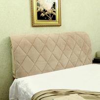 European-style Home Bedside Cover, Simple Elastic Cloth, All-inclusive Dust Cover, Plus Velvet Thickened Curved Bedside Cover 100*70cm ruda