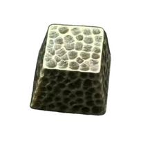 1PC Brass Meteorites Caps Cherrys Profile Key Button Artisans Keycap for Mechanical Keyboards Modifiers gray