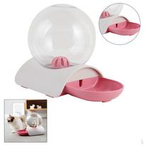 Food , Automatic dog Feeder, Water Dispenser, Small Medium Dogs Cat Kitten Bowl Proof Pink white