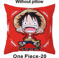 Vienas gabalas Monkey D Luffy Pagalvės užvalkalas Anime Gerbėjams Išskirtinis Riboto Leidimo Lobių Tematikos Dekoras Miegamajam Studento Kambariui 45x45cm black