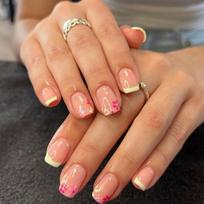 Prispaudžiamas nagas, Dirbtinio nago klijai ant nago, Netikras nagas, Akrilinis nagas, Dirbtinis netikras nagas, skirtas „pasidaryk pats“ nagų dailės dizainams 1 brown