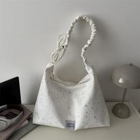Tote Bag - Large Capacity, Lightweight, Single-shoulder, Crossbody Bag for Commuting rožinė
