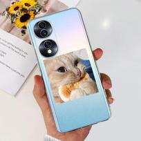 For Honor 70 Lite Case RBN-NX1 Shockproof Cover Fashion Flower Clear Silicone Soft TPU Phone Case For Honor 70 Pro Honor70 Coque Honor 70 gray