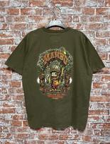 Vintage 2000 Mambo Surf De luxe Graphic Streetwear T-Shirt Size L XL gray