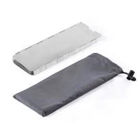 Ultralight 810121416 Panel Outdoor Foldable Windshield Camping Stove Windshield Foldable Gas Stove Wind Shield white