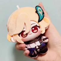 10 Cm New Genshin Impact Kaveh Cosplay Plush Doll Anime Game Stuffed Body Backpack Ornaments Pendant Children'S Birthday Gifts beige