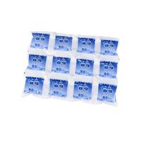 Absorbuojantys ledo paketai Daugkartinio naudojimo Savaime užšąlantys Ledo paketai Šalti kompresai Gėrimai Atšaldytas Maisto išsaugojimas Gelis Sauso ledo paketai 12 grids white