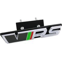Lydinio lipdukas Skoda VRS logotipui Karoq 2 A7 Octavia Yeti Fabia 1 Kodiaq Tour RS Superb Rapid Automobilio priekinių grotelių logotipas Bagažinės emblema jzfb61 black