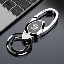 Exquisitely Classic Dual Keychain Ring Anti-Loss Pendant For Opel Astra Insignia Corsa Zafira Meriva Mokka Vivaro Vectra Antara Sx0 Bundle5 black