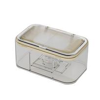 Large Capacity Wet Wipes Dispenser Wall Mounted Mask Storage Box Modern Tissue Box  Bathroom smėlis/sidabras