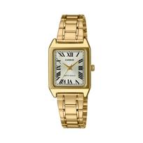 Casio LTP-V007G-9B Auksinis & Kombinuotas Nerūdijančio Plieno Laikrodis Moterims / Klasikinis Laikrodis, Autentiškas Casio Gold LTP-V007G-9B beige