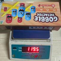 Children's Tic Tac Toe Game with Matryoshka Dolls - Parent-Child Interactive Fun for Boys. English Version blue