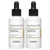 COSRX The Vitamin C 13 Serum 20ml  (2pcs) – Brightening Care, Radiance Boost, Korean 20ml (2pcs) white