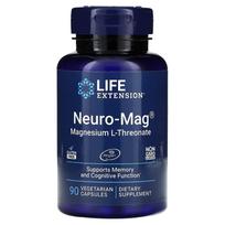 Gyvenimo pratęsimas, Neuro-Mag, magnio L-treonatas, 90 daržovių kapsulių