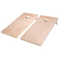 4x2ft Cornhole Set Portable Corn Hole Toss Game Board Wood with Carry Case