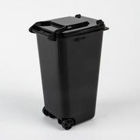 Mini darbalaukis šiukšliadėžė Plastikinės šiukšliadėžės su dangčiu Buitiniai švarūs šiukšliadėžės stalas praktiškas prekybos centras Žirklės Pieštukas Biuro reikmenys black
