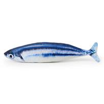 Enticing Catnip Fish Cat Toy Soft Plush Material Perfect For Cat Entertainment StyleC,18cm white