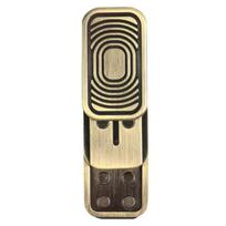 Unique Three Layer Metal Poker Push Card Fidget Slider Haptic Coin Stress Relief Toys Adults Cool Edc Gadgets Decompression Gift beige