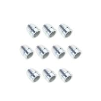 10 vnt. Apvalus kirvio rankenos pleištas Saugus rankenos metalinis pleištas Plaktuko rankenos pleištai Plieno pleištų rinkinys kirviui, plaktukui, kūjui 8MM gray