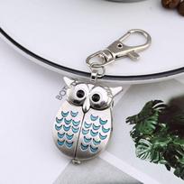 Flip Style Hang Watch Classic Necklace Clock Pocket Watch Keychain  For Unisex Adults Children
