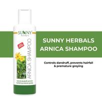 Sunny Herbals Arnica Shampoo | Reduces Hair Fall | Strengthens Hair from Roots | Soothes Itchy Scalp | Controls Dandruff | Adds Natural Shine | Ma white