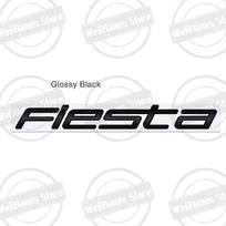 Metalo 3D Ford Fiesta Edge Ženklelis Raidė Logotipas Automobilio Galinės Bagažinės Kėbulo Lipdukas Emblema Blizgus Juodas Priedai