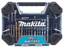 Grąžtų ir sukimo antgalių komplektas MAKITA MACCESS, 38 vnt.