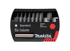 Sukimo antgalių komplektas MAKITA , šešiakampiai 1,5/2/2,5/3/4/5/6/8 mm + magnetinis laikilis