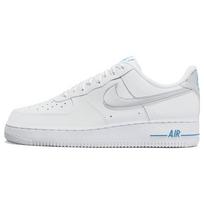 Nike Air Force 1 07 White Laser Blue Men Sneakers Metallic-Silver DR0142-100 40 white