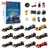 Sodybos serija Kosminė tema Kalėdų advento kalendorius aklas dėžutė 24 atskaitos diena Offroad Car blue